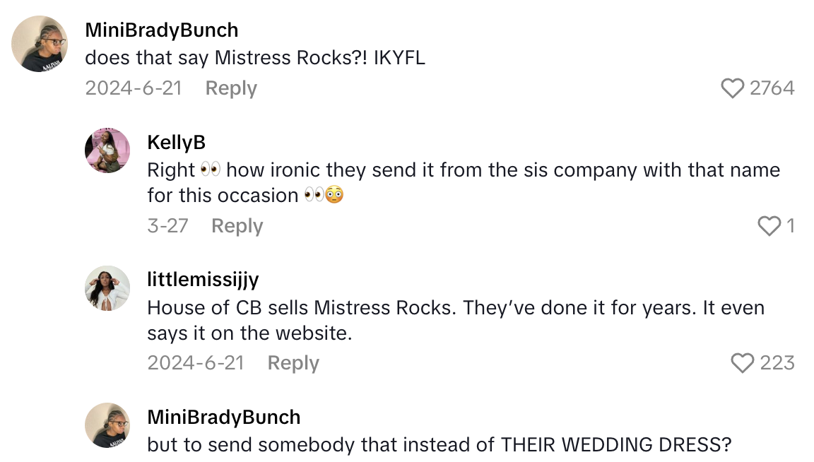 Screenshot 2025 07 06 at 8.26.10 AM A Bride to Be Said She Was Sent The Wrong Wedding Dress And Shes Furious.   I’m not buying from them again.